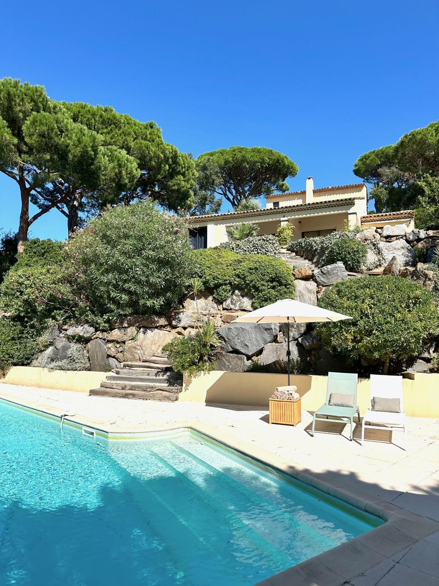 Villa Boca A Gigaro - Avec Vue Et Piscine Chauffee La Croix-Valmer Zewnętrze zdjęcie